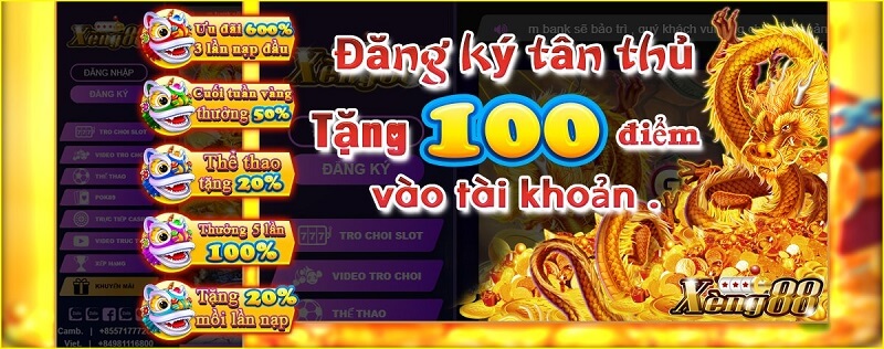 Hướng dẫn đăng ký tài khoản Xeng88