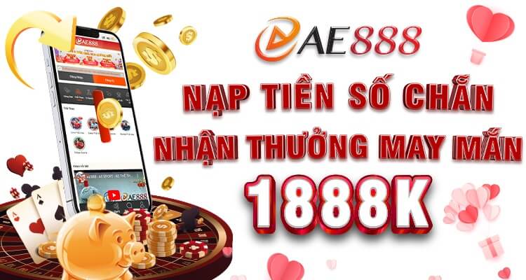 Giao dịch nạp, rút tiền tại AE888 nhanh chóng, thành công 100%