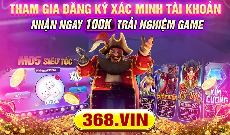 Hướng dẫn đăng ký tài khoản tại 368vin