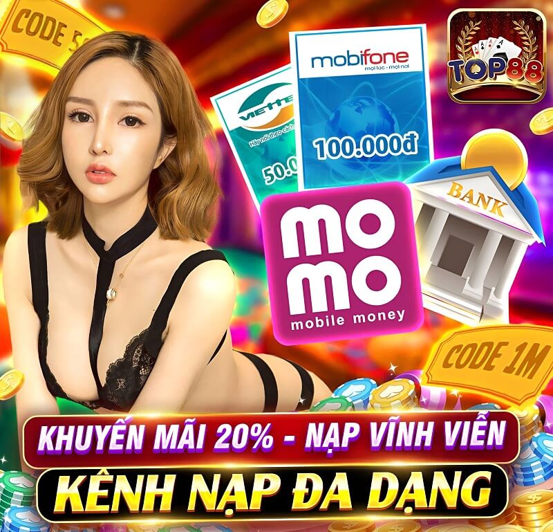 Hướng dẫn nạp tiền khi tham gia cá cược tại Top88