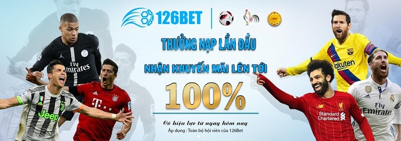 Giao diện casino online hấp dẫn của 126BET