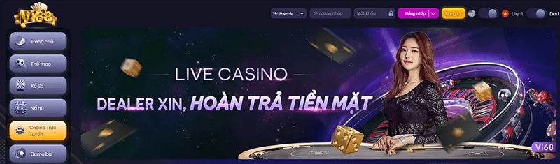 Live Casino cực hấp dẫn, điểm đến ưu thích của người chơi