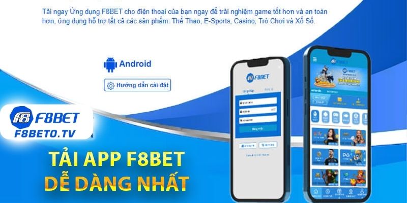 Hướng dẫn tải app F8BET chơi xổ số chỉ với vài bước đơn giản