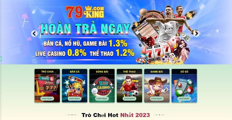 Kho game đa dạng với những tựa game hot nhất hiện nay