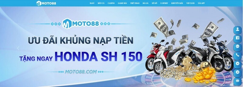 Hàng ngàn những siêu ưu đãi cực khủng chỉ có tại nhà cái Moto88