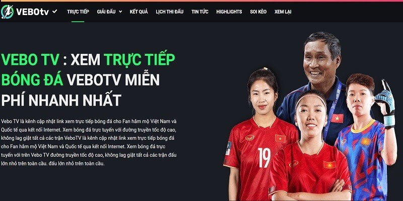 Thưởng thức các trận đấu đỉnh cao trên Vebotv qua các bước đơn giản