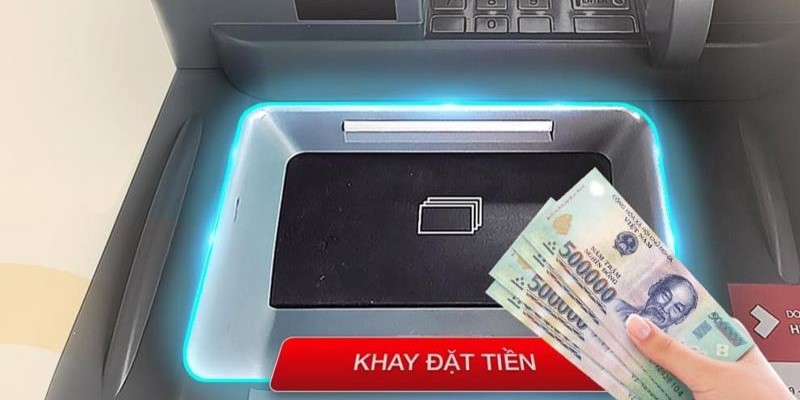 Các thao tác nạp tiền qua cây ATM