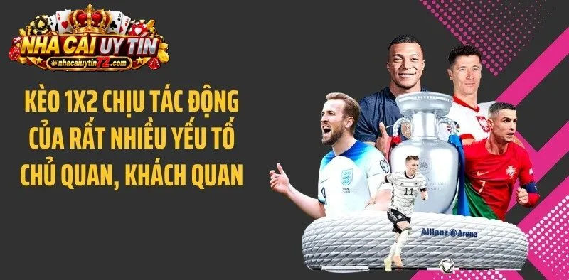 Kèo 1×2 chịu tác động của rất nhiều yếu tố chủ quan, khách quan